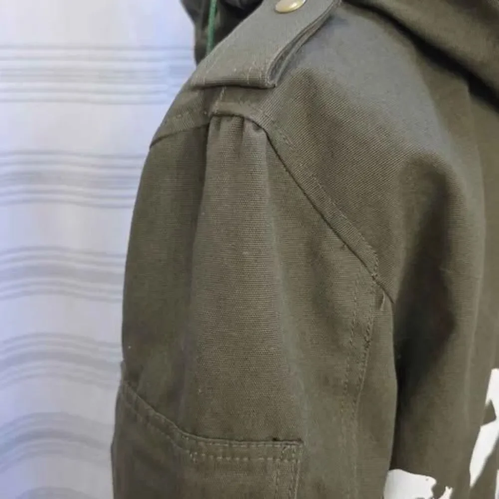 Zara Olive Green Parka Jacket